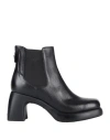 Karl Lagerfeld Woman Ankle Boots Black Size 10 Soft Leather In Black