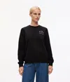 Karl Lagerfeld Rue St-guillaume Sweatshirt In Black