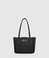 Karl Lagerfeld Small Logo-detail Tote Bag In Black