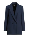 Karl Lagerfeld Woman Blazer Navy Size 10 Polyester In Navy