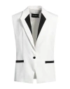 Karl Lagerfeld Contrast-lapel Tailored Gilet In White