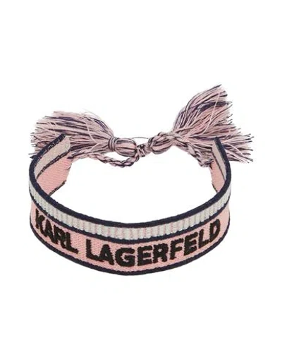 Karl Lagerfeld Woman Bracelet Pink Size - Pes - Polyethersulfone