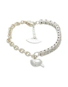 Karl Lagerfeld Woman Bracelet Silver Size - Silver, Brass In Silver