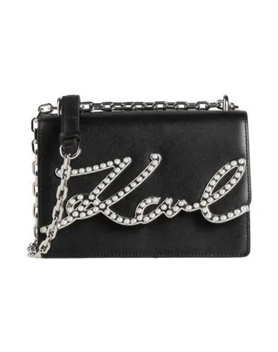 Karl Lagerfeld Woman Cross-body Bag Black Size - Cowhide