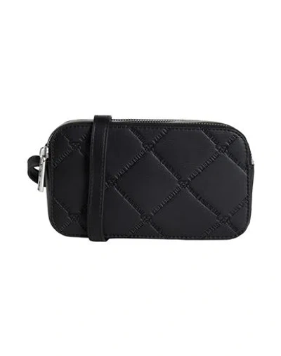 Karl Lagerfeld Woman Cross-body Bag Black Size - Recycled Polyurethane, Polyurethane