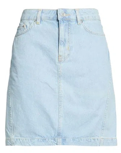 Karl Lagerfeld Woman Denim Skirt Blue Size 31 Cotton