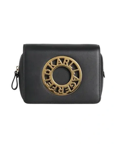 Karl Lagerfeld Woman Handbag Black Size - Cow Leather