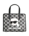 Karl Lagerfeld Woman Handbag Black Size - Polyurethane In Black