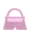 Karl Lagerfeld Small Ikon K Crystal-embellished Tote Bag In Purple