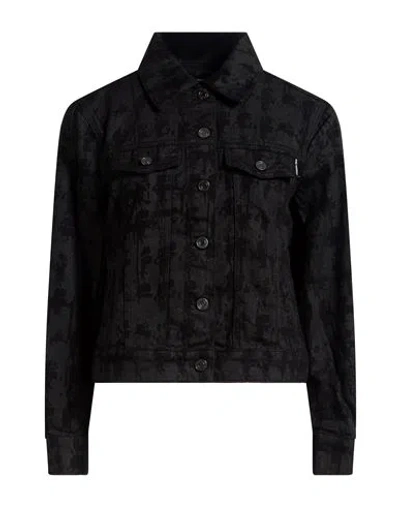 Karl Lagerfeld Woman Jacket Black Size S Cotton