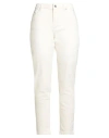 Karl Lagerfeld Woman Jeans Beige Size 31 Cotton, Elastane