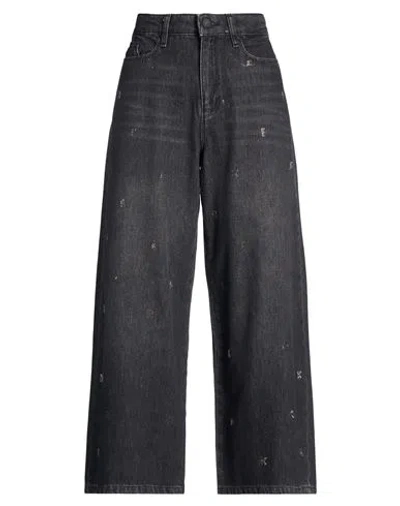 Karl Lagerfeld Woman Jeans Black Size 28 Cotton