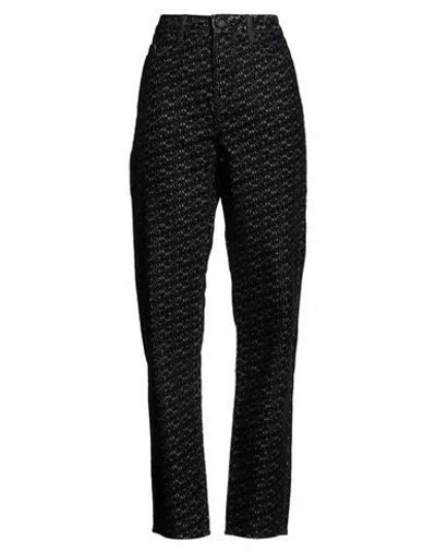 Karl Lagerfeld Woman Jeans Black Size 29 Cotton