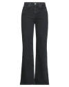 Karl Lagerfeld Woman Jeans Black Size 31 Cotton, Elastane