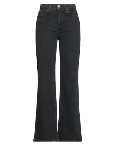 Karl Lagerfeld Woman Jeans Black Size 31 Cotton, Elastane