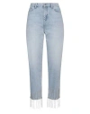 KARL LAGERFELD KARL LAGERFELD WOMAN JEANS BLUE SIZE 26 COTTON