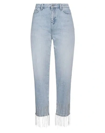 Karl Lagerfeld Woman Jeans Blue Size 26 Cotton
