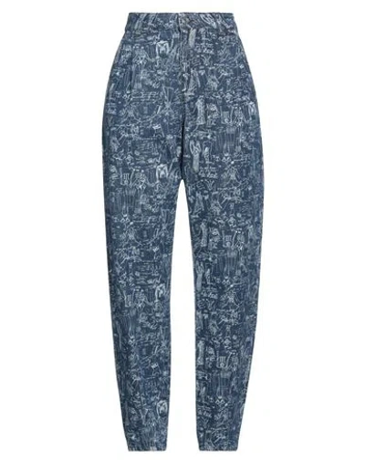 Karl Lagerfeld Woman Jeans Blue Size 26 Cotton