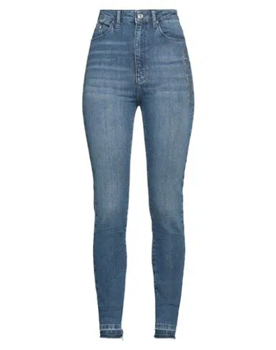 Karl Lagerfeld Woman Jeans Blue Size 26 Cotton, Elastane