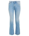 Karl Lagerfeld Woman Jeans Blue Size 27 Cotton, Lyocell In Blue