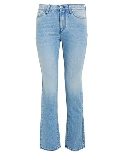 Karl Lagerfeld Woman Jeans Blue Size 27 Cotton, Lyocell