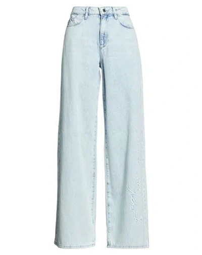 Karl Lagerfeld Woman Jeans Blue Size 28 Cotton
