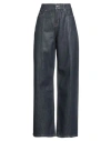 Karl Lagerfeld Woman Jeans Blue Size 30 Cotton In Gray