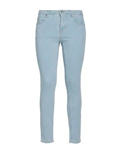 Karl Lagerfeld Woman Jeans Blue Size 30 Cotton, Elastane