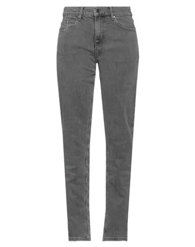 Karl Lagerfeld Woman Jeans Grey Size 31 Cotton, Elastane
