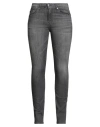Karl Lagerfeld Woman Jeans Steel Grey Size 26 Cotton In Gray