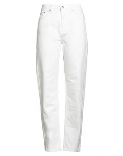 Karl Lagerfeld Woman Jeans White Size 30w-32l Cotton