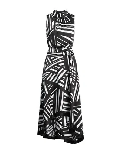 Karl Lagerfeld Woman Maxi Dress Black Size 2 Polyester