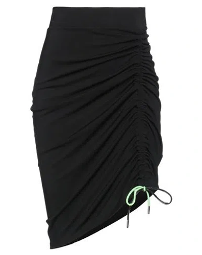 Karl Lagerfeld Woman Midi Skirt Black Size S Viscose, Polyamide, Elastane