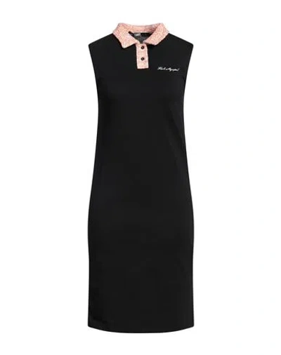 Karl Lagerfeld Woman Mini Dress Black Size S Organic Cotton