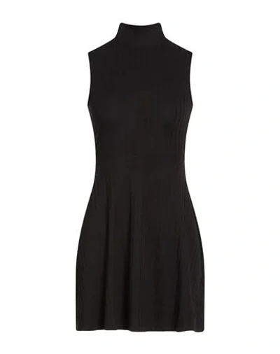 Karl Lagerfeld Woman Mini Dress Black Size Xs Polyester, Viscose, Elastane