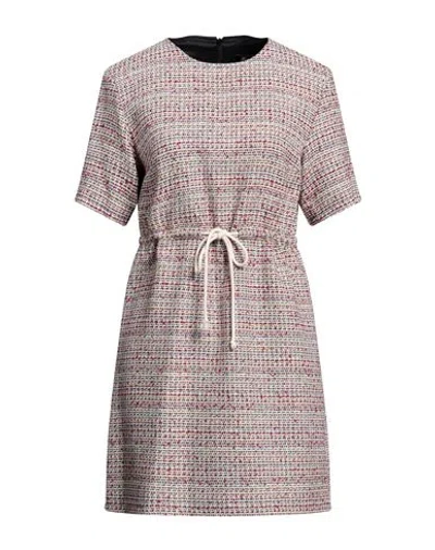Karl Lagerfeld Woman Mini Dress Ivory Size 12 Polyester, Acrylic, Cotton, Viscose In White