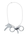 Karl Lagerfeld Woman Necklace Silver Size - Zinc In Silver