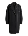 Karl Lagerfeld Woman Overcoat & Trench Coat Black Size 8 Polyester In Black