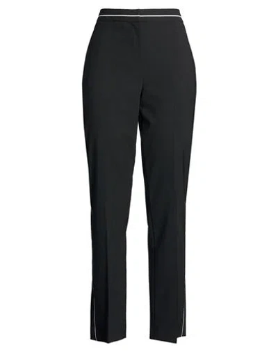 Karl Lagerfeld Woman Pants Black Size 10 Polyester, Wool, Elastane