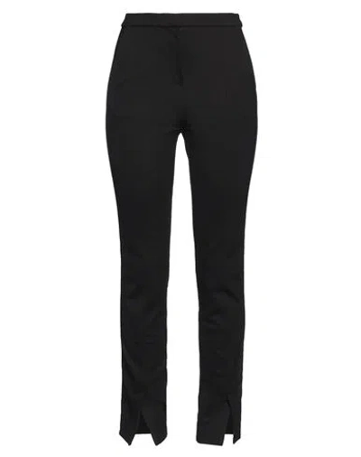Karl Lagerfeld Woman Pants Black Size 4 Viscose, Polyamide, Elastane