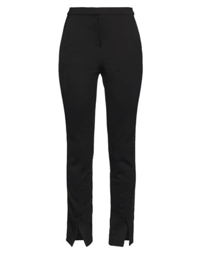 Karl Lagerfeld Woman Pants Black Size 10 Viscose, Polyamide, Elastane