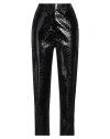 Karl Lagerfeld Woman Pants Black Size 4 Viscose, Polyurethane In Black