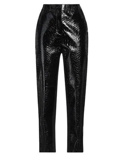 Karl Lagerfeld Woman Pants Black Size 4 Viscose, Polyurethane