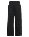 Karl Lagerfeld Woman Pants Black Size L Viscose, Polyurethane In Black