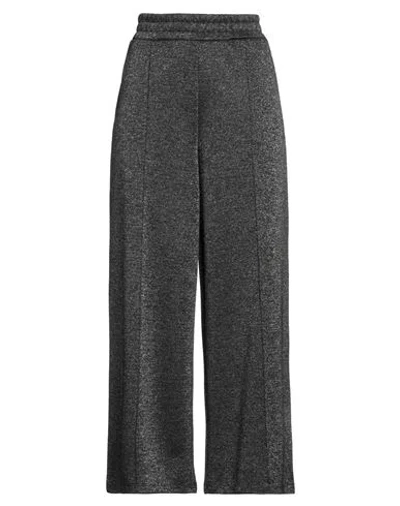 Karl Lagerfeld Woman Pants Black Size M Viscose, Polyester, Metallic Fiber