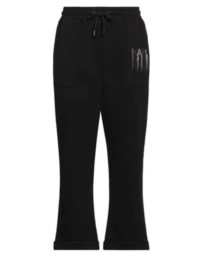 Karl Lagerfeld Woman Pants Black Size S Organic Cotton, Polyester