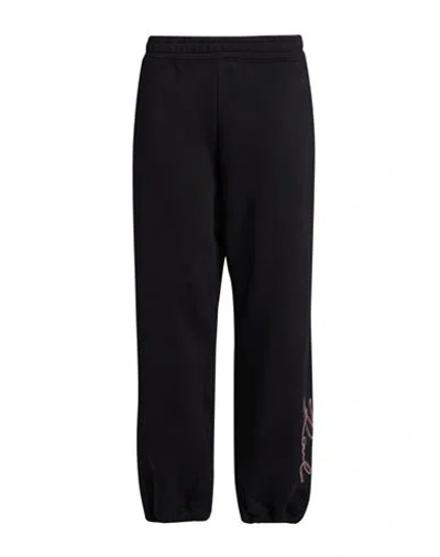 Karl Lagerfeld Woman Pants Black Size Xl Cotton, Polyester