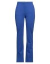 Karl Lagerfeld Woman Pants Bright Blue Size 8 Viscose, Polyamide, Elastane In Blue