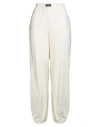 Karl Lagerfeld Woman Pants Cream Size M Organic Cotton In White