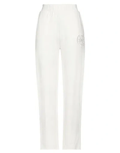 Karl Lagerfeld Woman Pants Cream Size S Organic Cotton In White